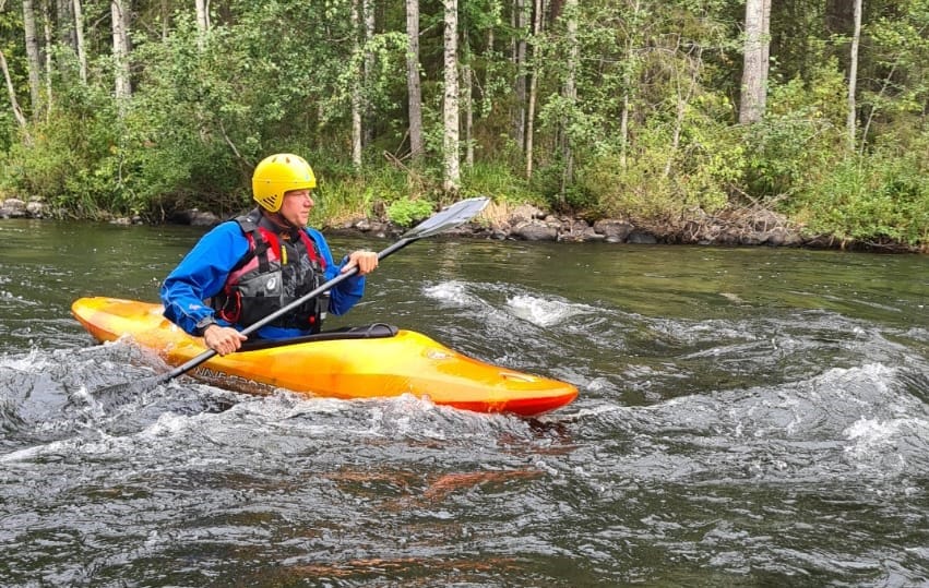 Kitkariver, white water kayaks